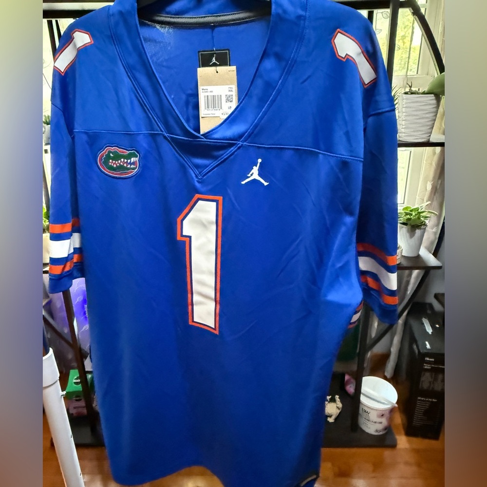 Men’s 2x NCAA Florida Gators Blue and Orange Jersey